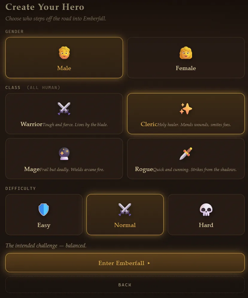 Create a hero