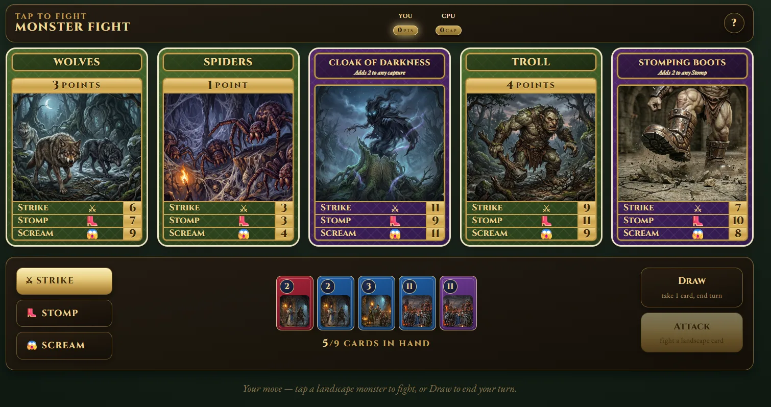The final landscape board in play