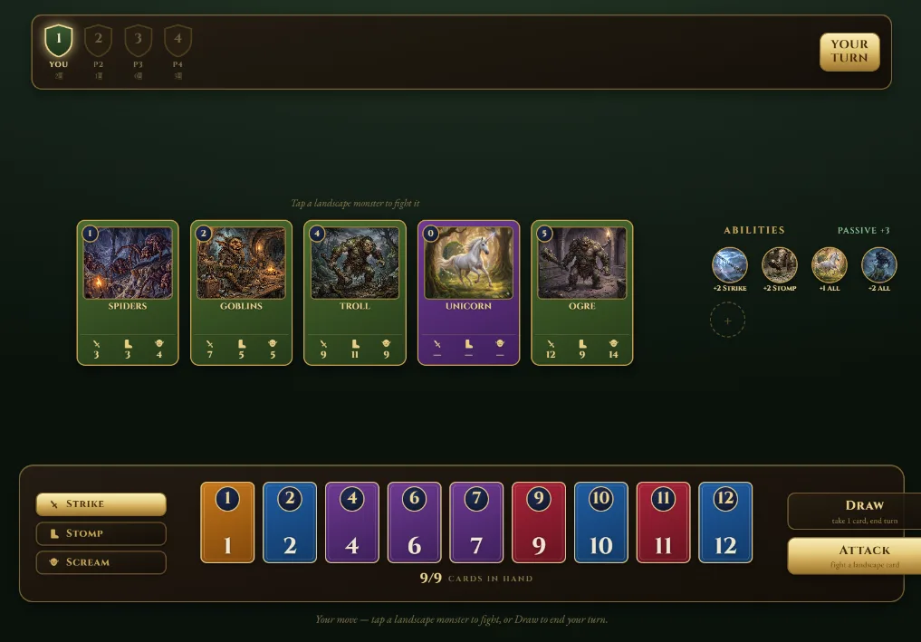 Early landscape board design