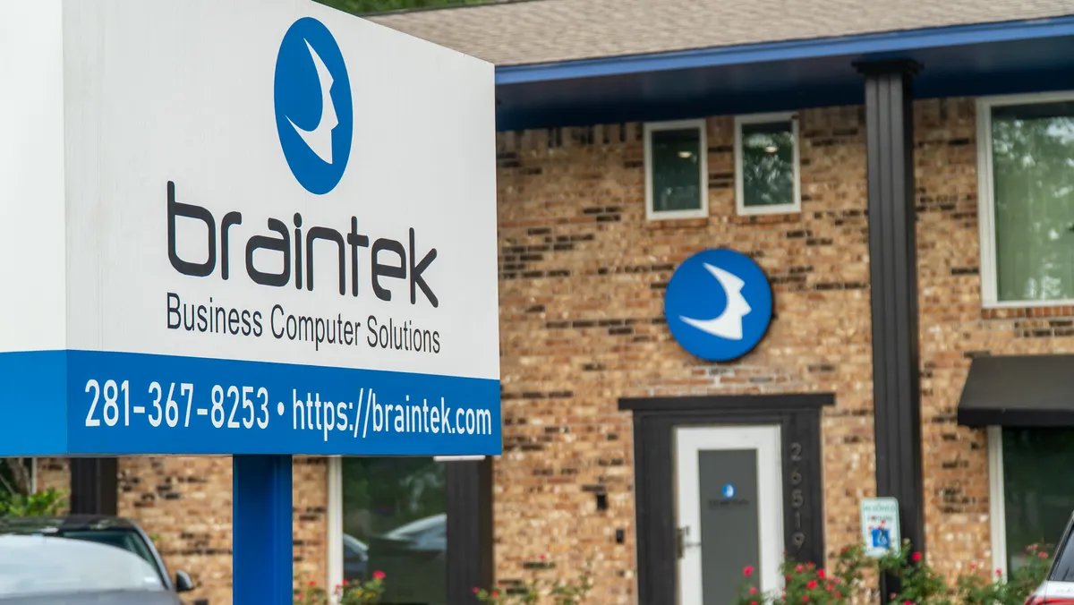 The Braintek office in Spring, Texas