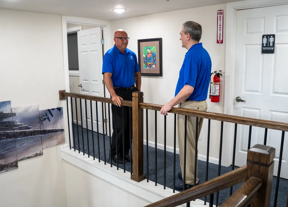 Braintek technicians at the Braintek office
