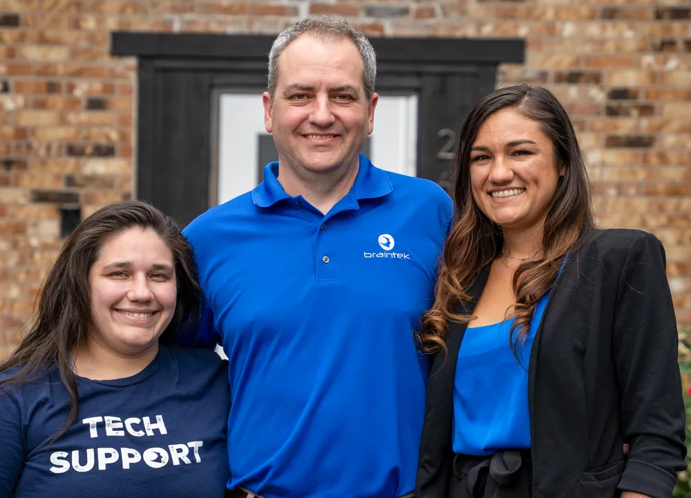 Braintek support team members